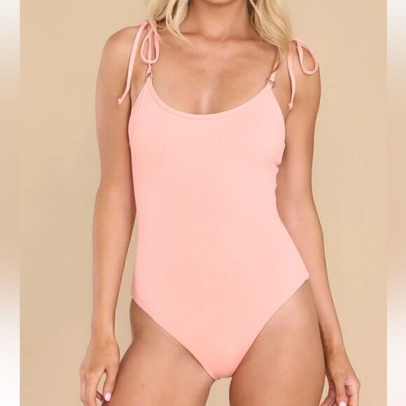 ‎Shoulder Tie One Piece Swimsuit - Picture 2 of 16